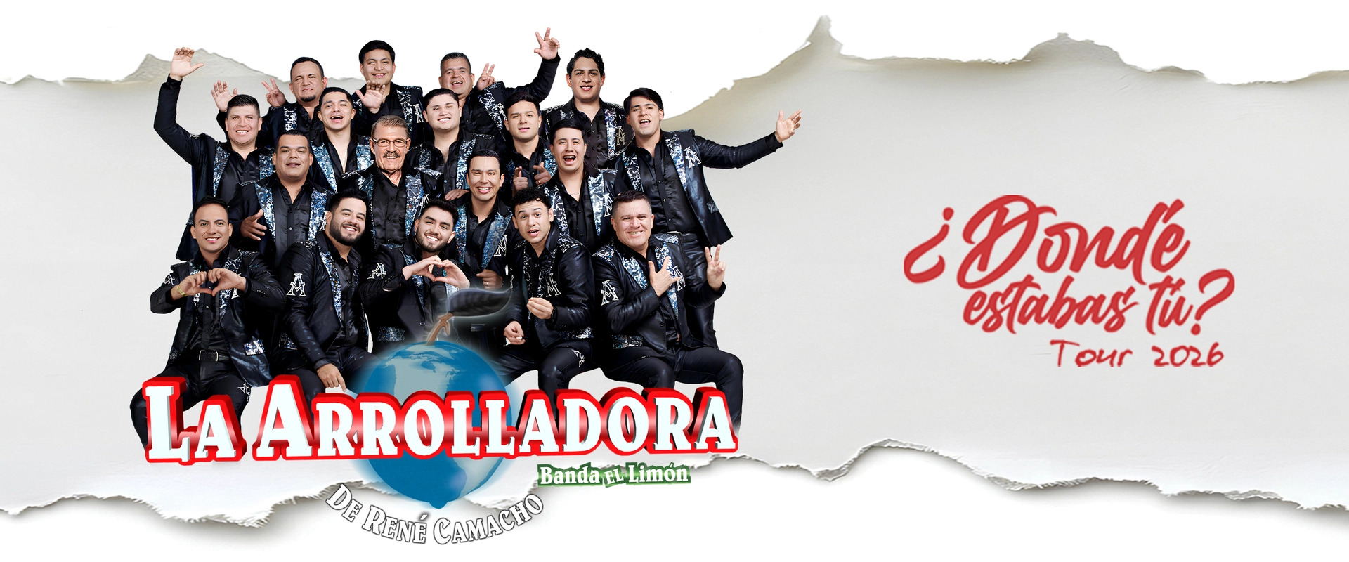 La Arrolladora Banda el Limón: ¿dónde Estabas Tú? Tour 2026 - Conciertos en Ciudad de México